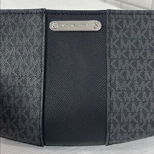 Michael Kors Charcoal and Black Belt Bag